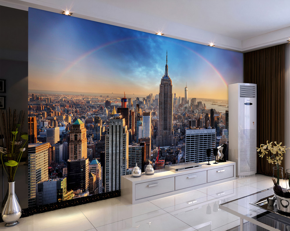 Fototapeta tęcza nad Nowym Jorkiem