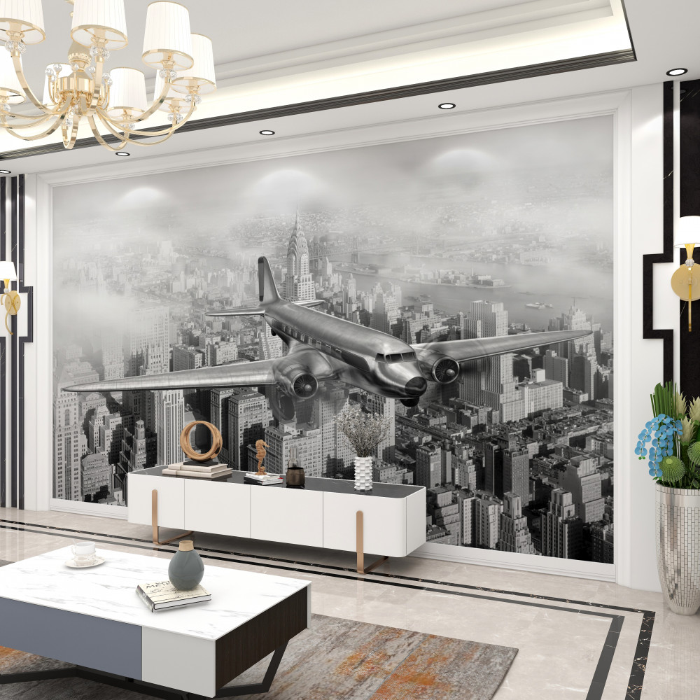 Fototapeta latanie nad metropolią