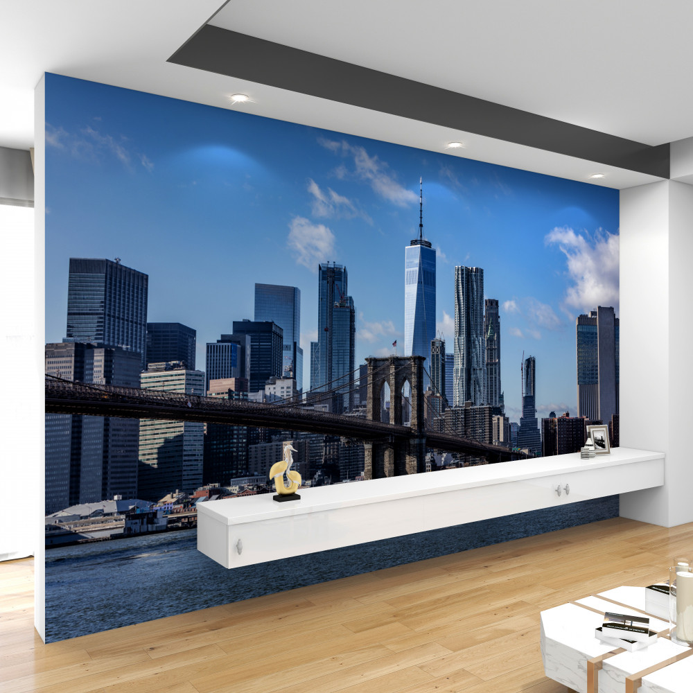 Fototapeta Most Brookliński i widok na miasto