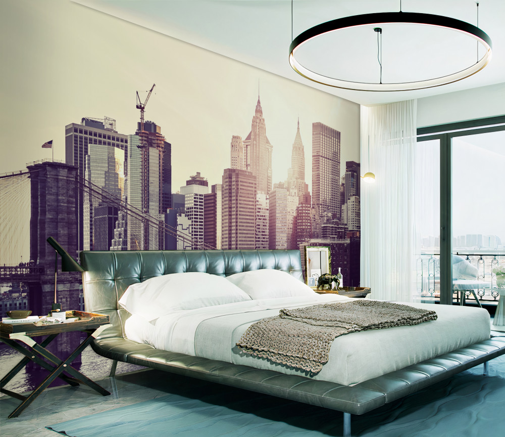 Fototapeta malowniczy widok na Manhattan