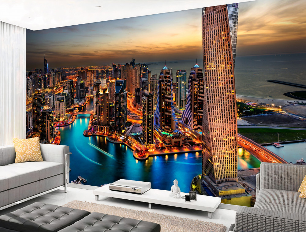 Fototapeta miejski krajobraz Dubaju