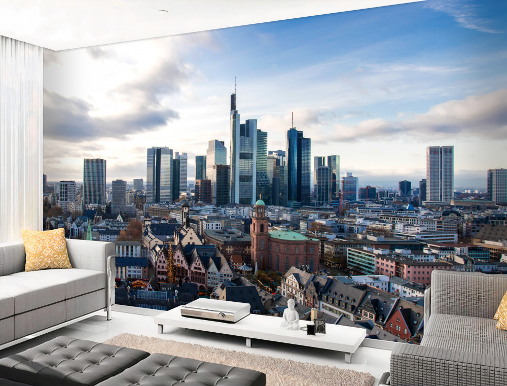 Fototapeta widok na Frankfurt