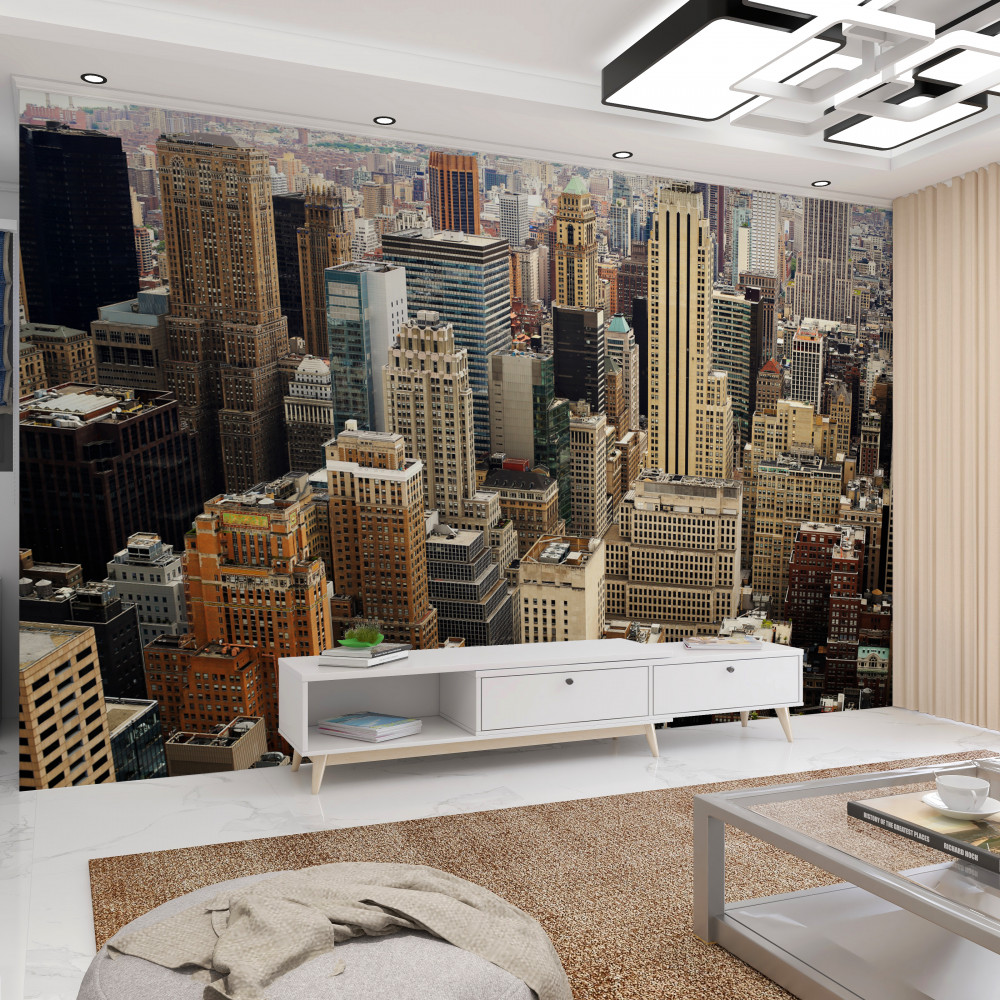 Fototapeta architektura wielkiego miasta z góry