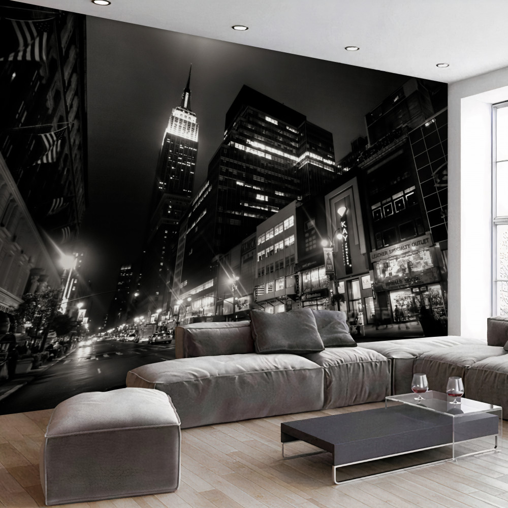 Fototapeta nocny bulwar metropolii