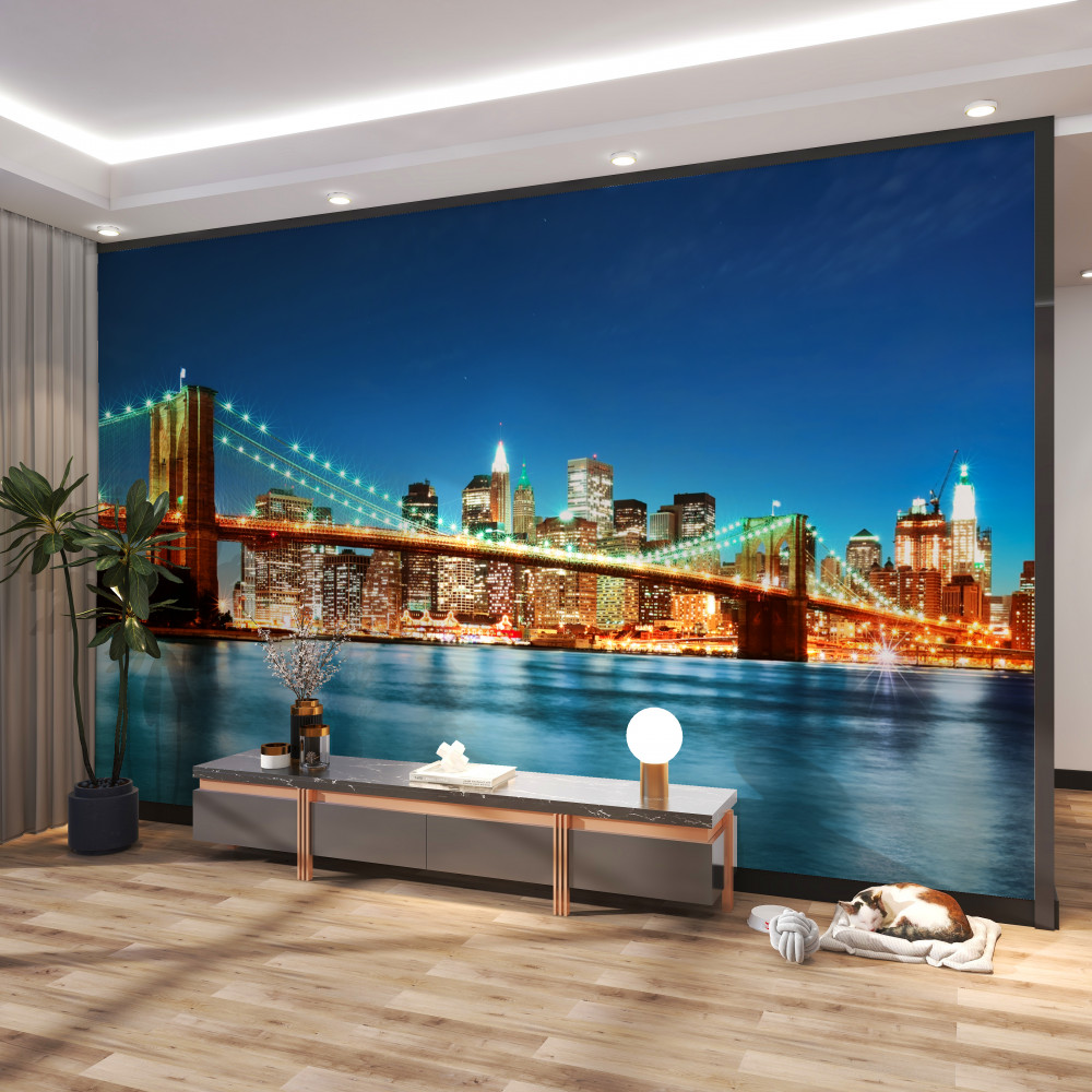 Fototapeta jasne światła Nowego Jorku