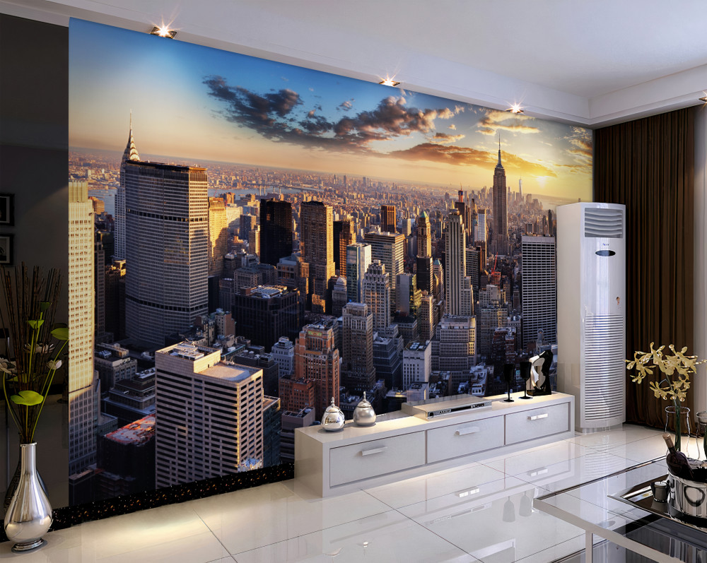 Fototapeta Nowy Jork o zachodzie słońca