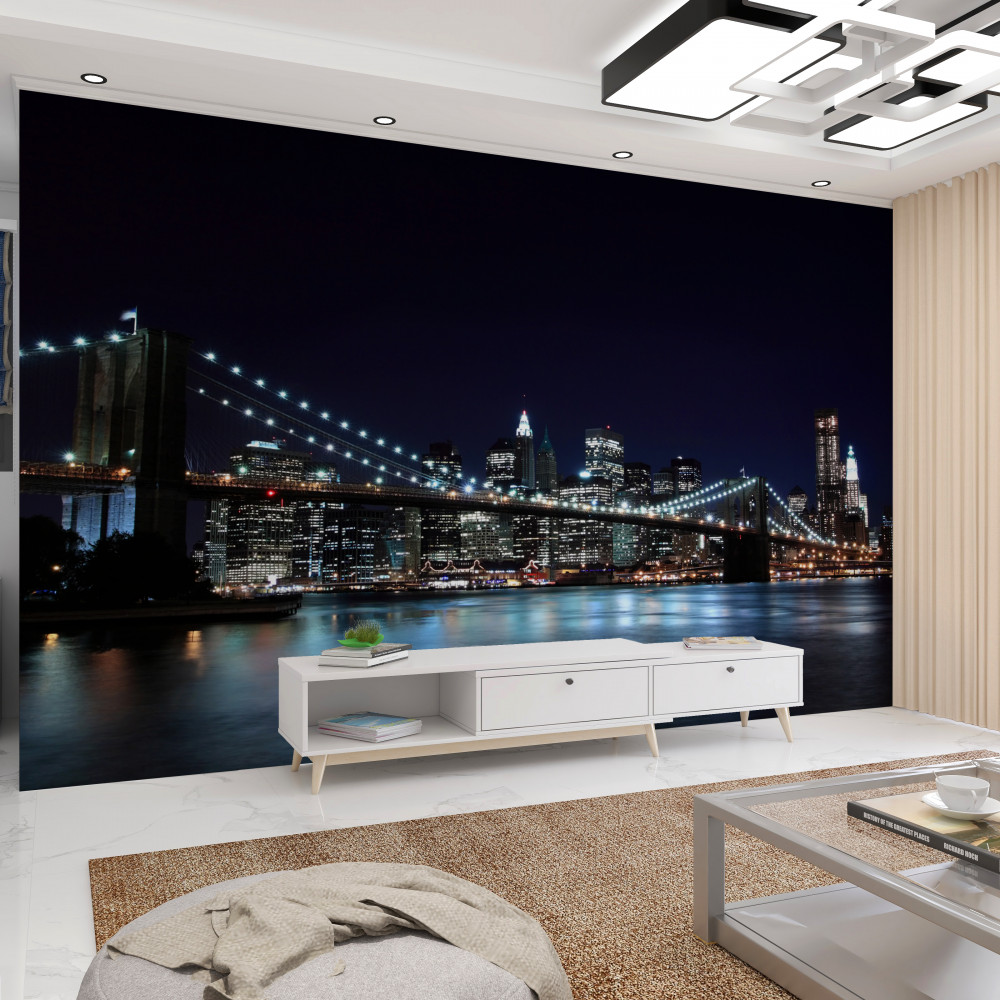 Fototapeta Światła Mostu Brooklyńskiego