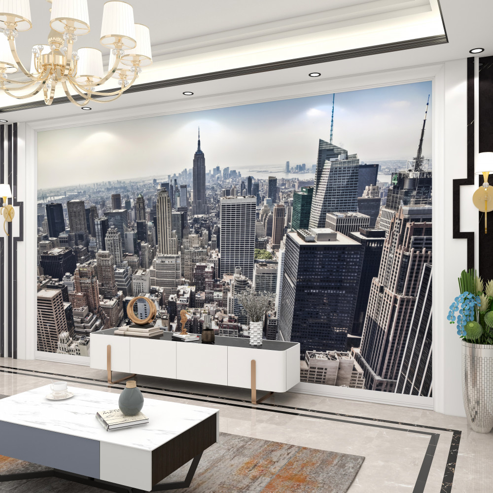 Fototapeta widok na miasto z lotu ptaka