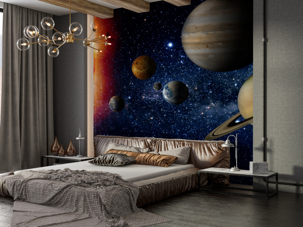 Fototapeta parada planet wokół słońca