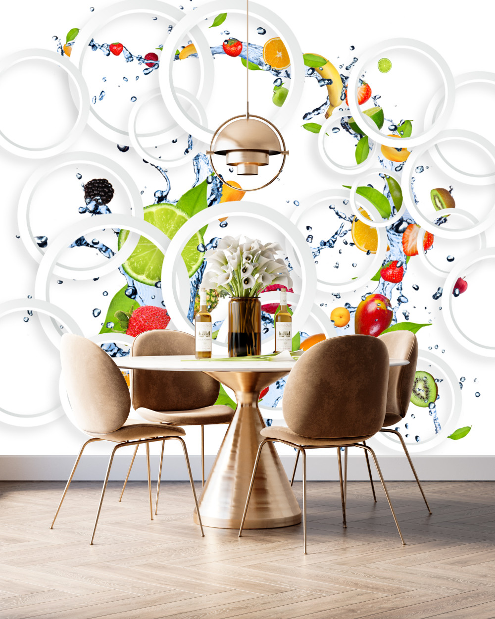 Fototapeta jagody i soczyste owoce