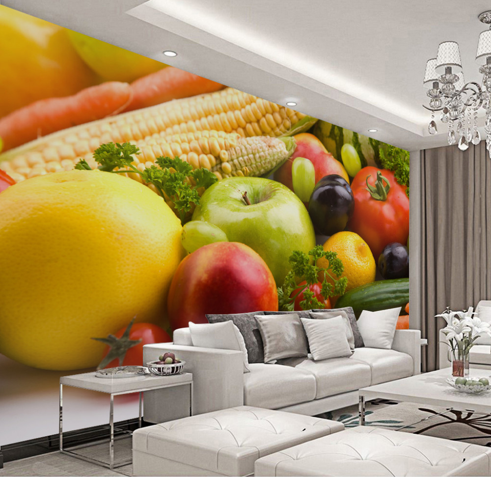 Fototapeta ułożone owoce i warzywa