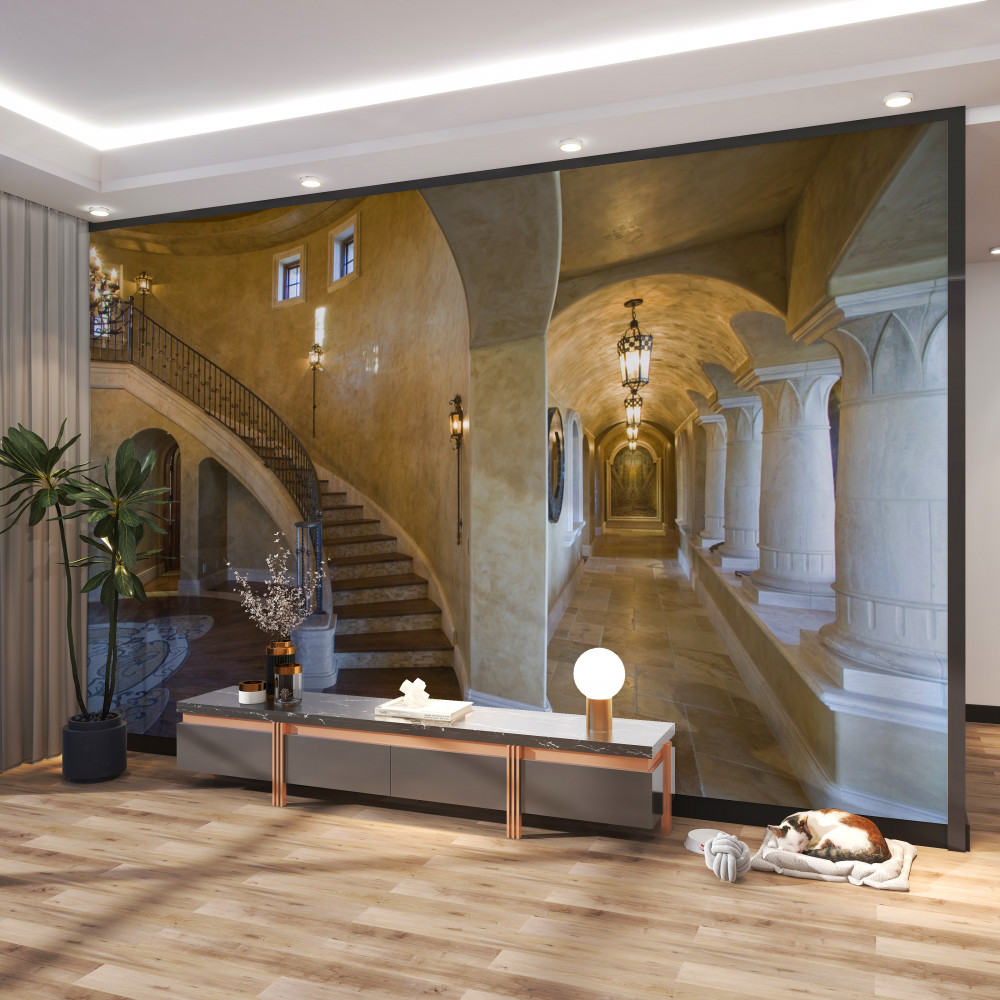 Fototapeta marmur w architekturze mieszkaniowej