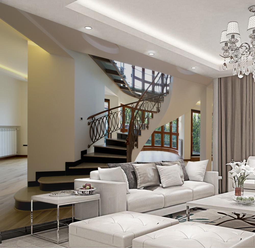 Fototapeta wielkie schody w holu