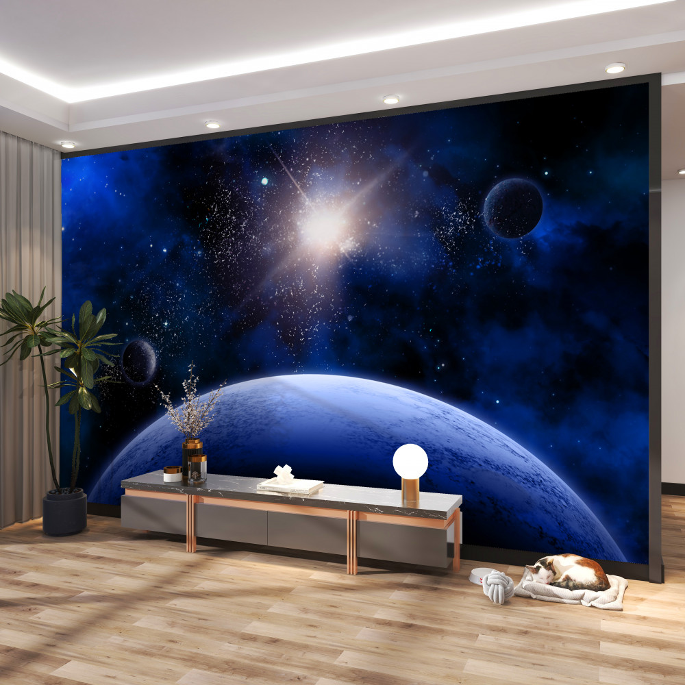 Fototapeta jasna gwiazda w kosmosie