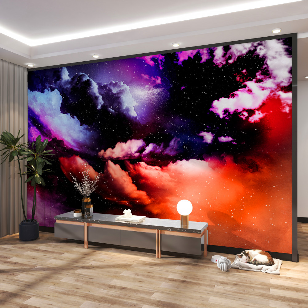 Fototapeta fascynujące kolorowe niebo