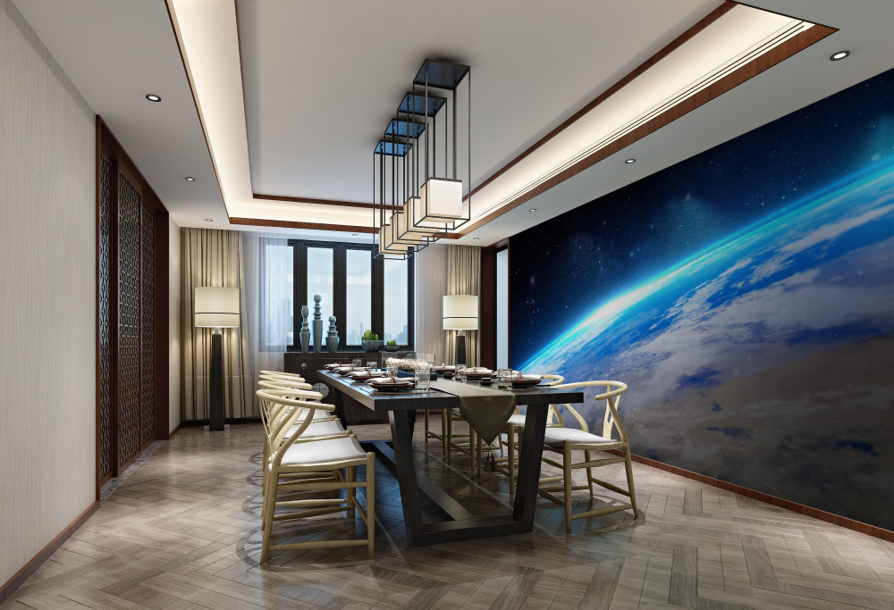 Fototapeta powierzchnię ziemi z kosmosu