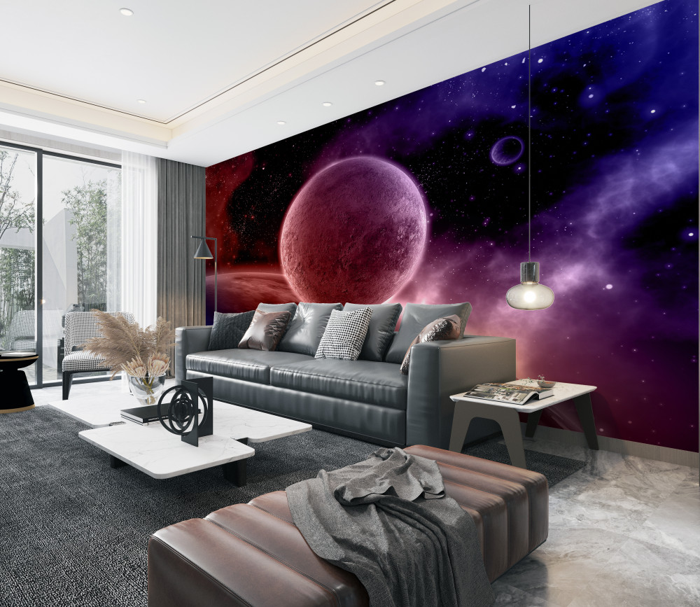 Fototapeta nieznane planety naszego wszechświata