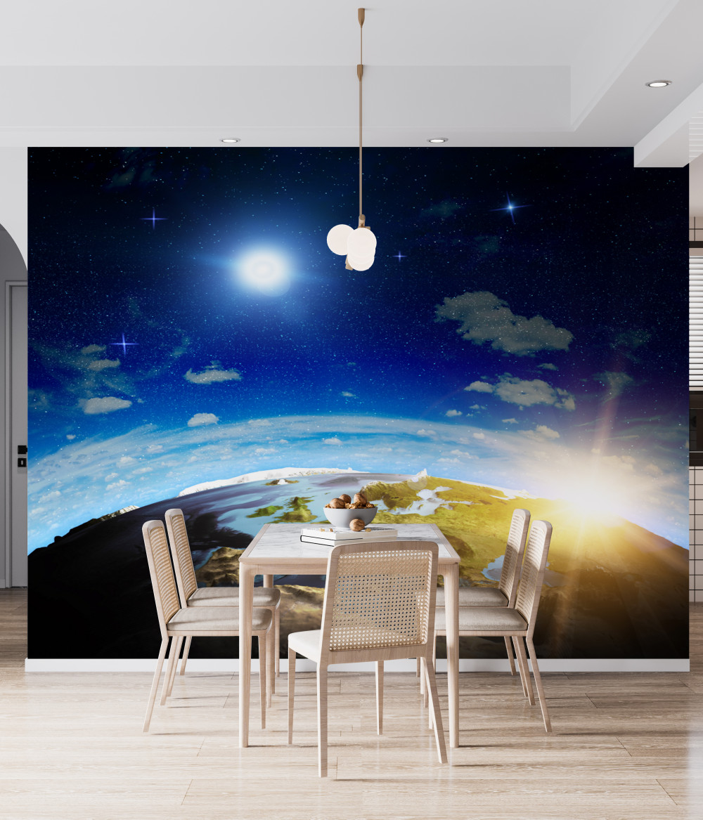 Fototapeta świt nad ziemią