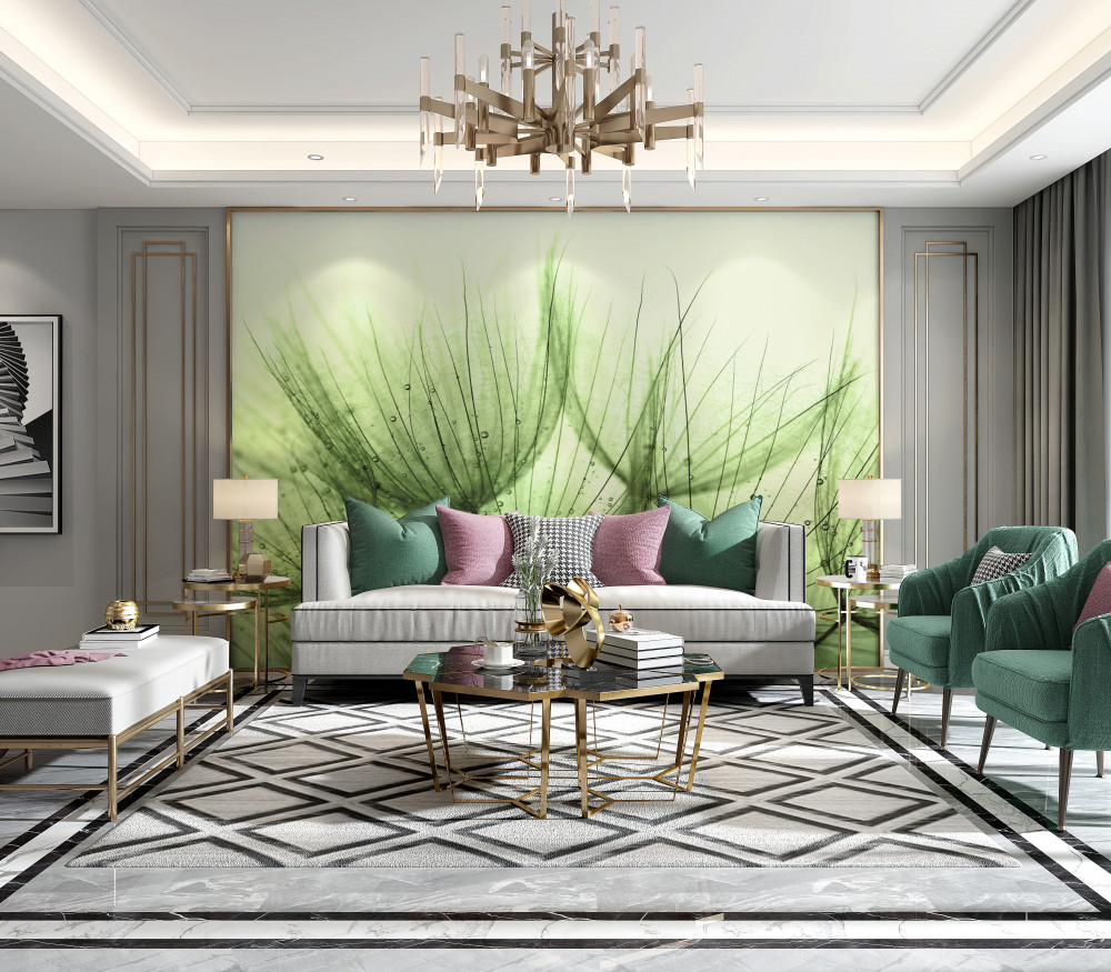 Fototapeta bukiet zwiewnych mleczy