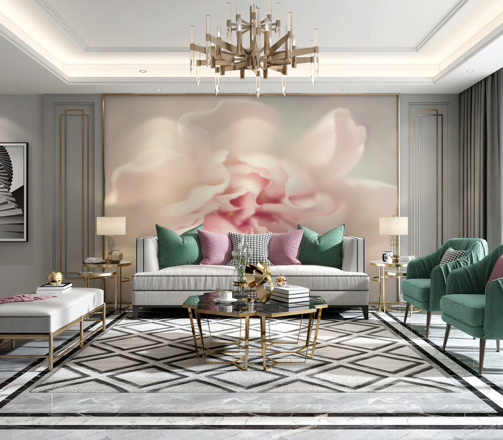 Fototapeta miękki różowy pączek