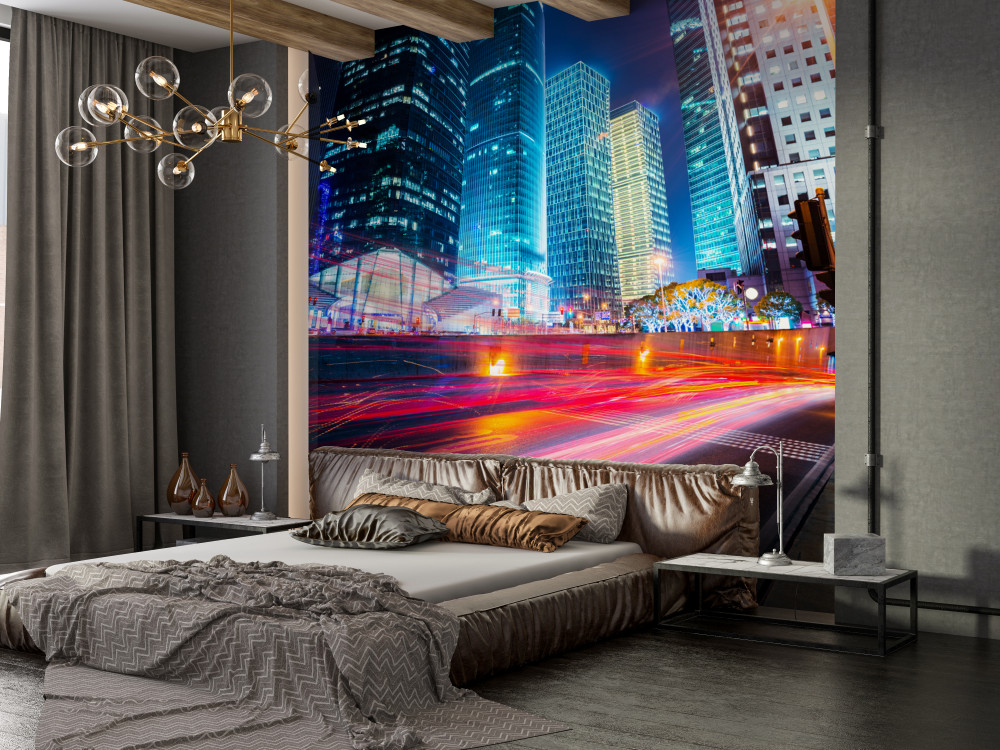 Fototapeta nocna ekspozycja metropolii