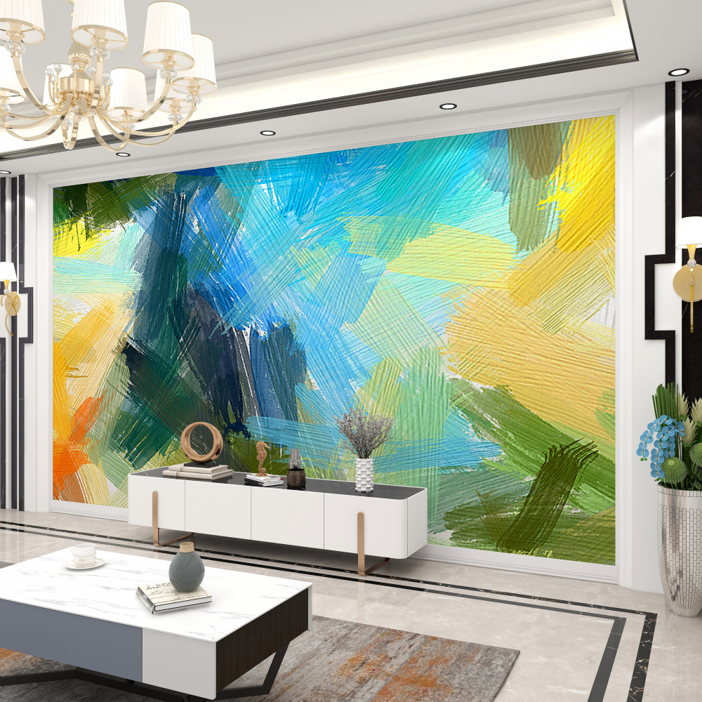 Fototapeta jesienny olej abstrakcyjny