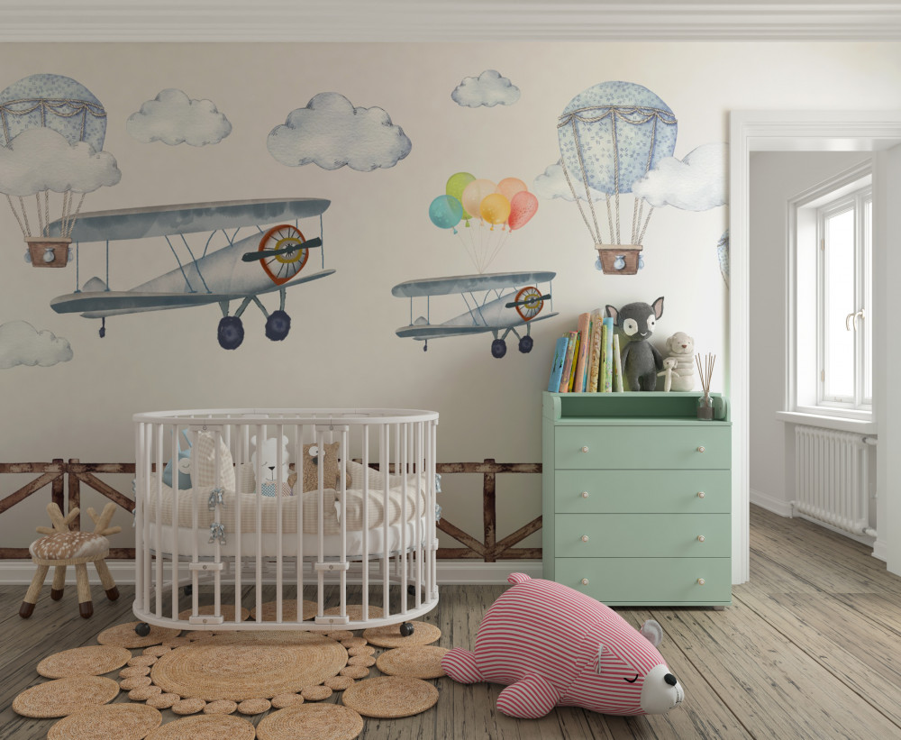 Fototapeta latanie przez chmury