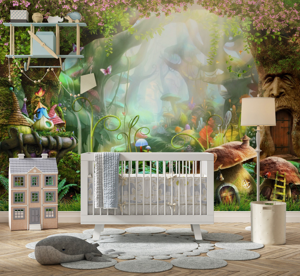 Fototapeta piękny bajkowy las