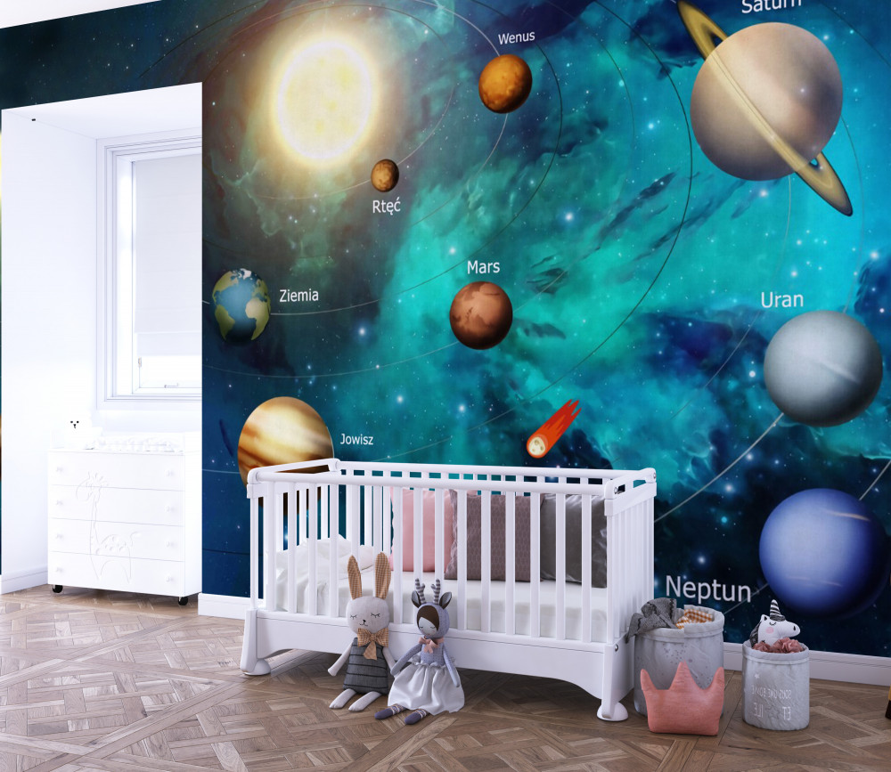 Fototapeta kilka planet w kosmosie