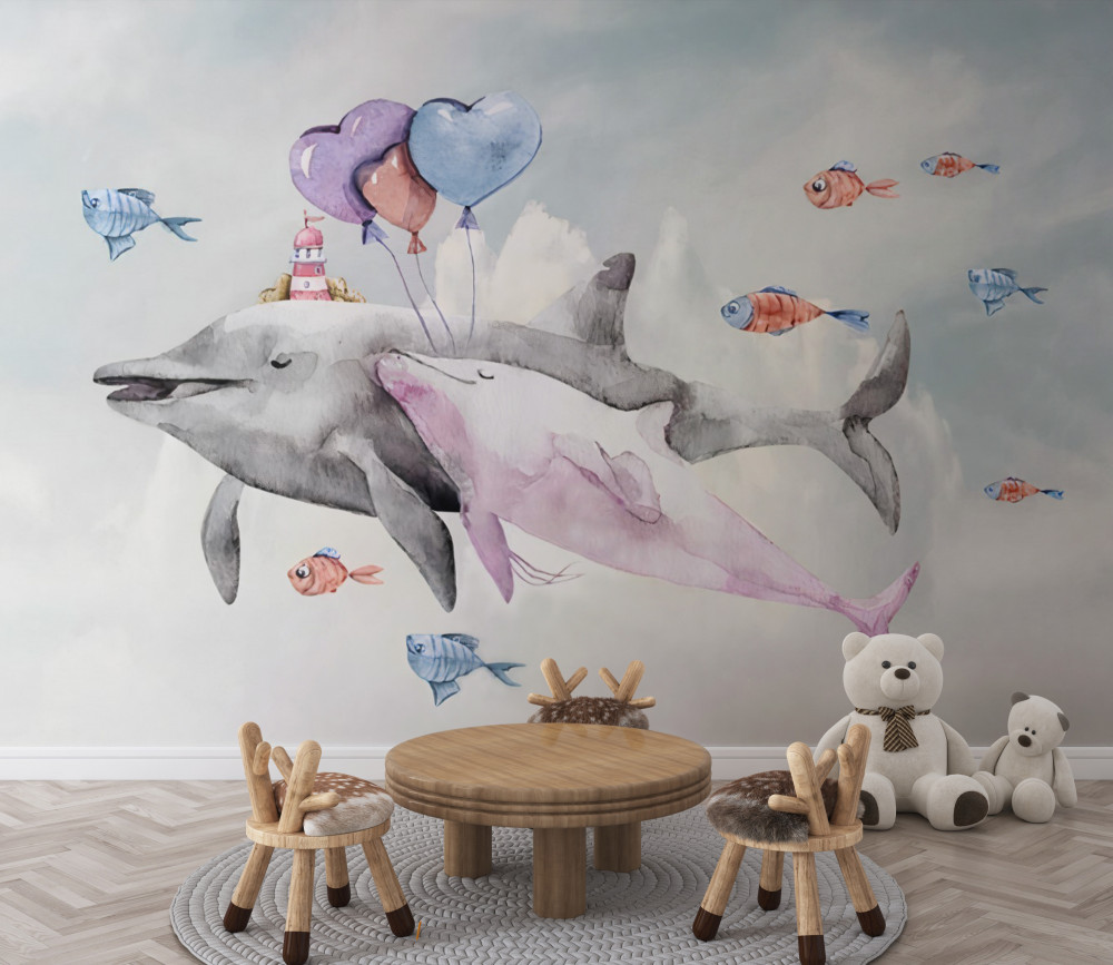 Fototapeta para delfinów kulowych