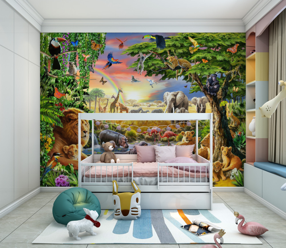 Fototapeta księga dżungli