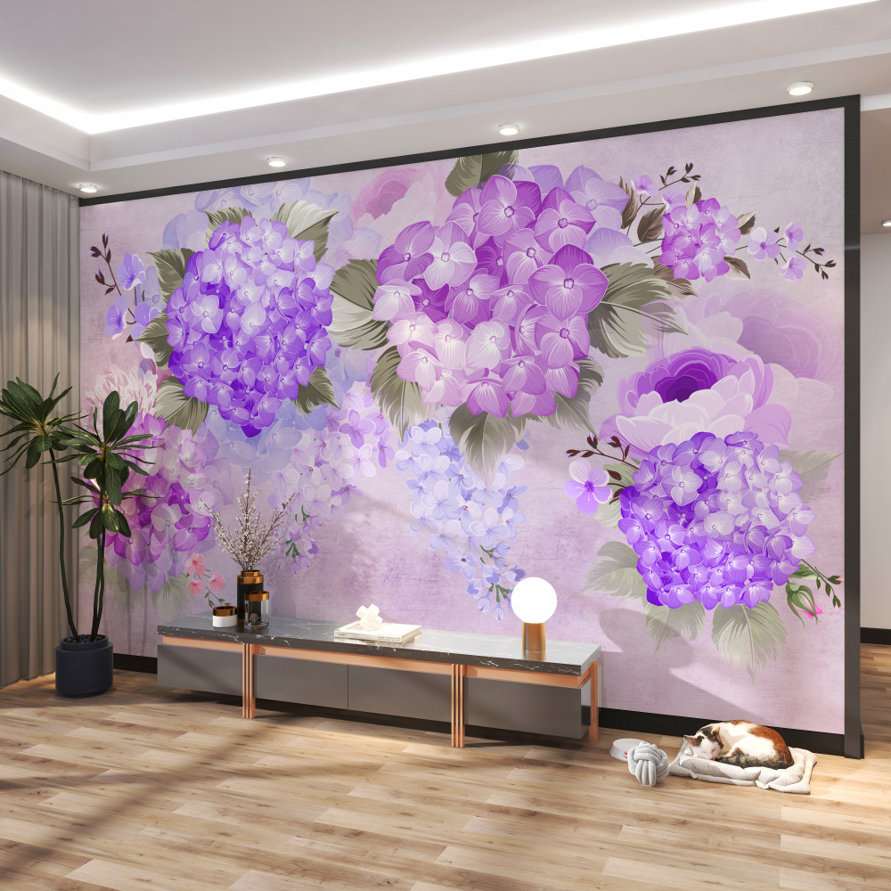 Fototapeta kompozycja kwiatów bzu