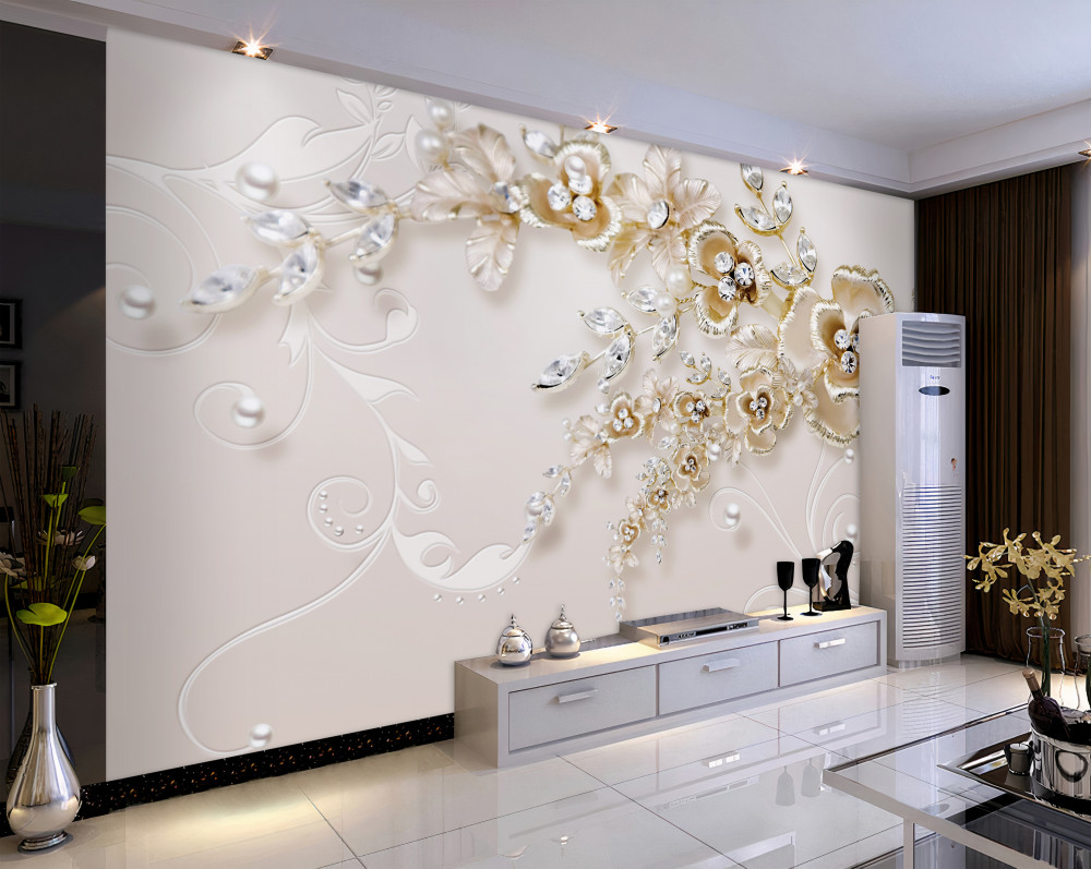 Fototapeta złote gałęzie ozdobione kamieniami