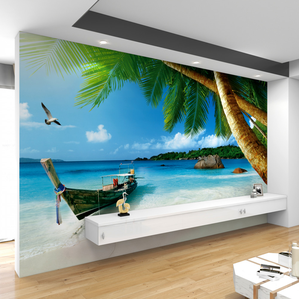 Fototapeta molo na wyspę