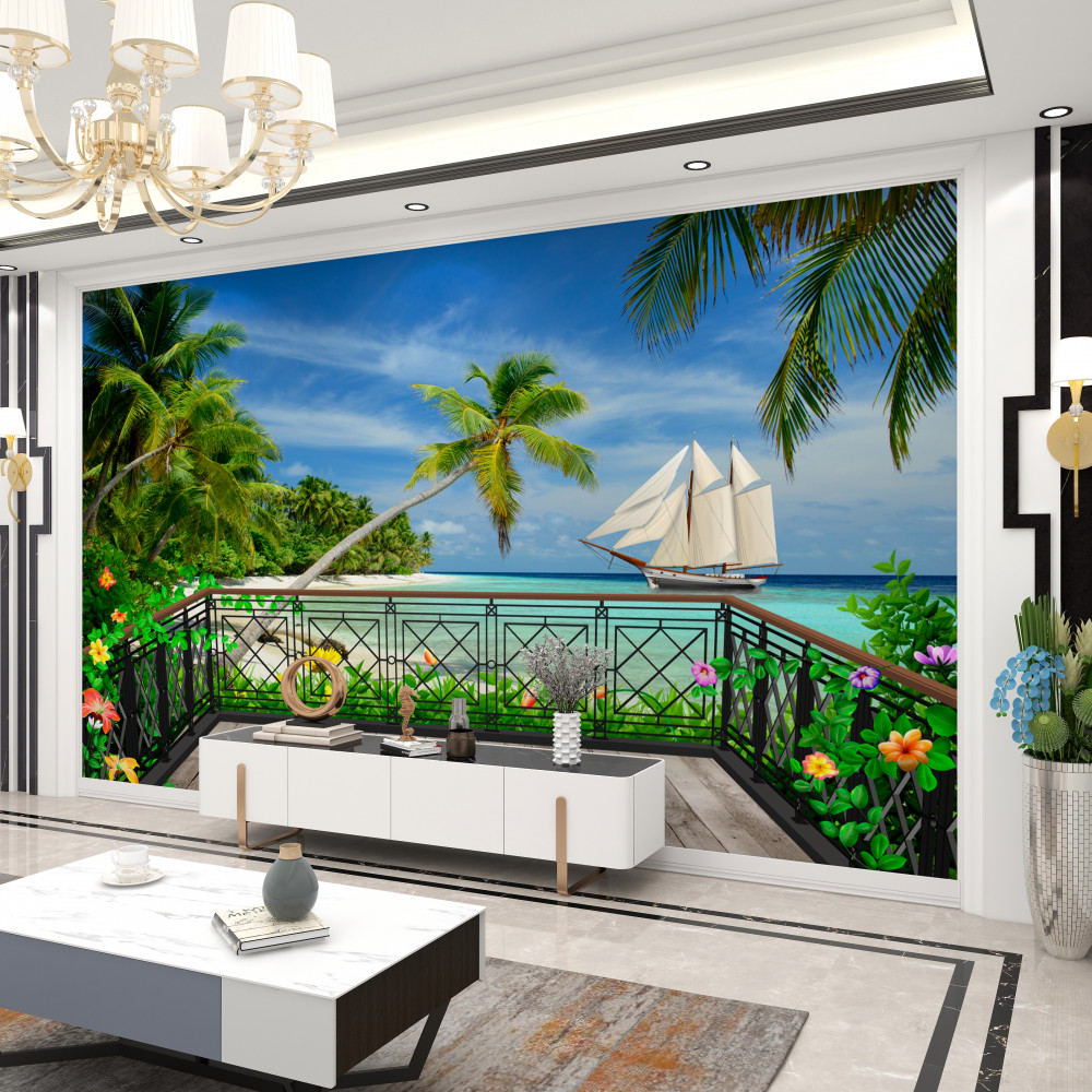 Fototapeta balkon do morza