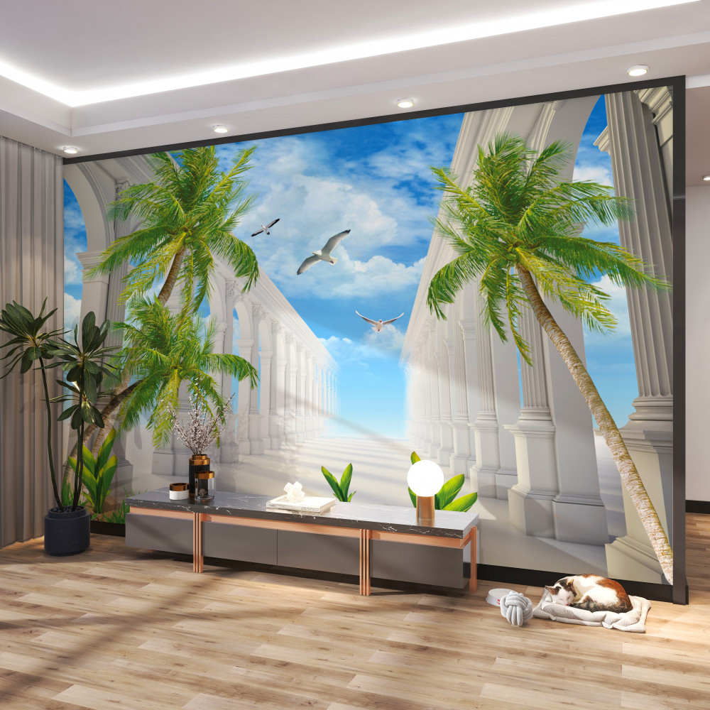 Fototapeta piękne białe łuki