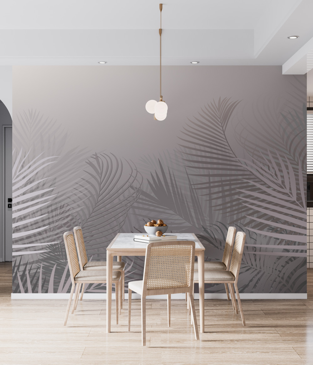 Fototapeta mglisty poranek w tropikalnej dżungli