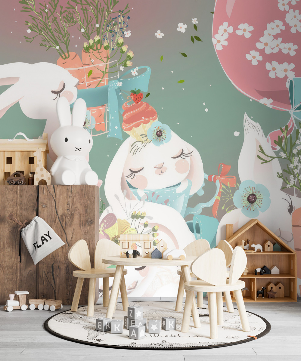 Fototapeta piękne wróżkowe króliczki