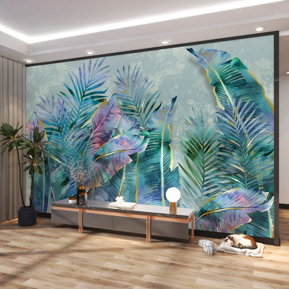 Fototapeta niezwykłe liście palmowe