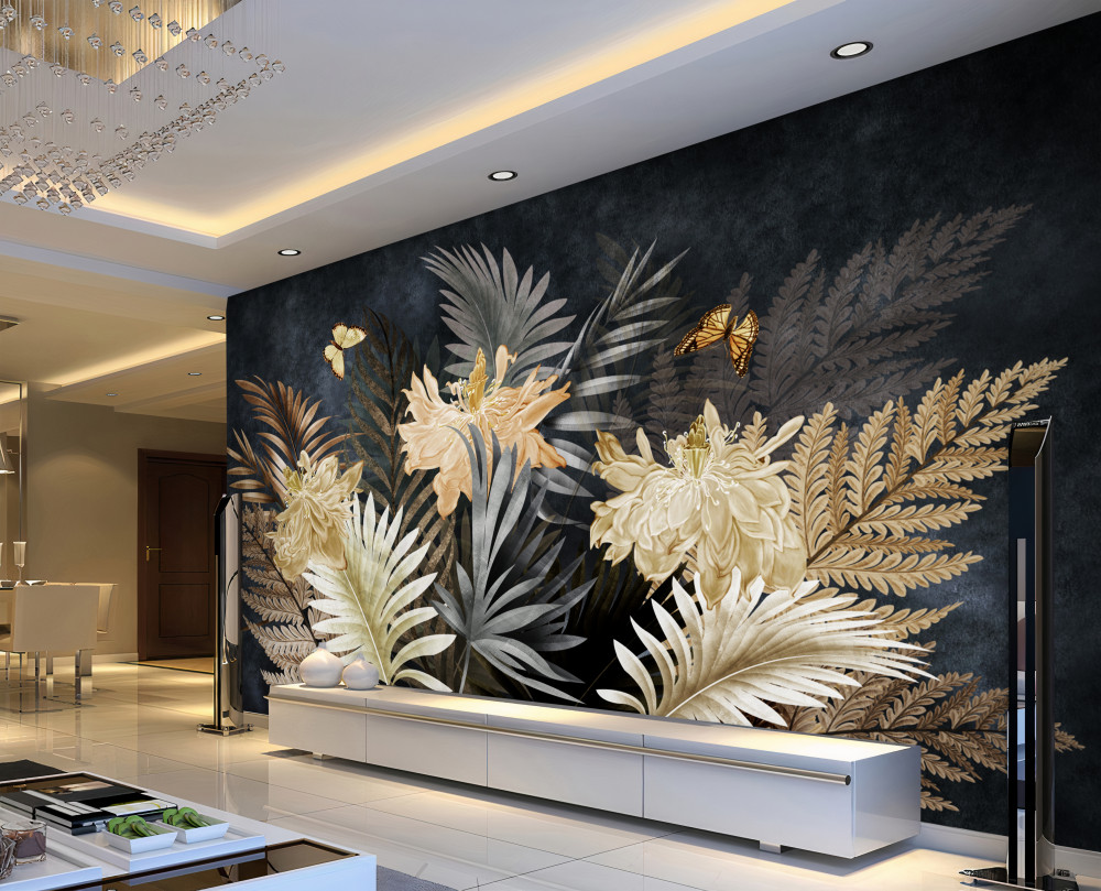 Fototapeta jesienna kompozycja bladych liści