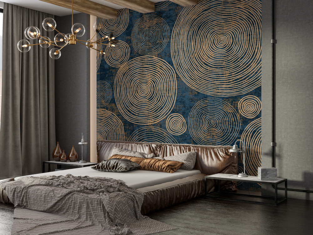 Fototapeta złote sadzonki drzew od wieków