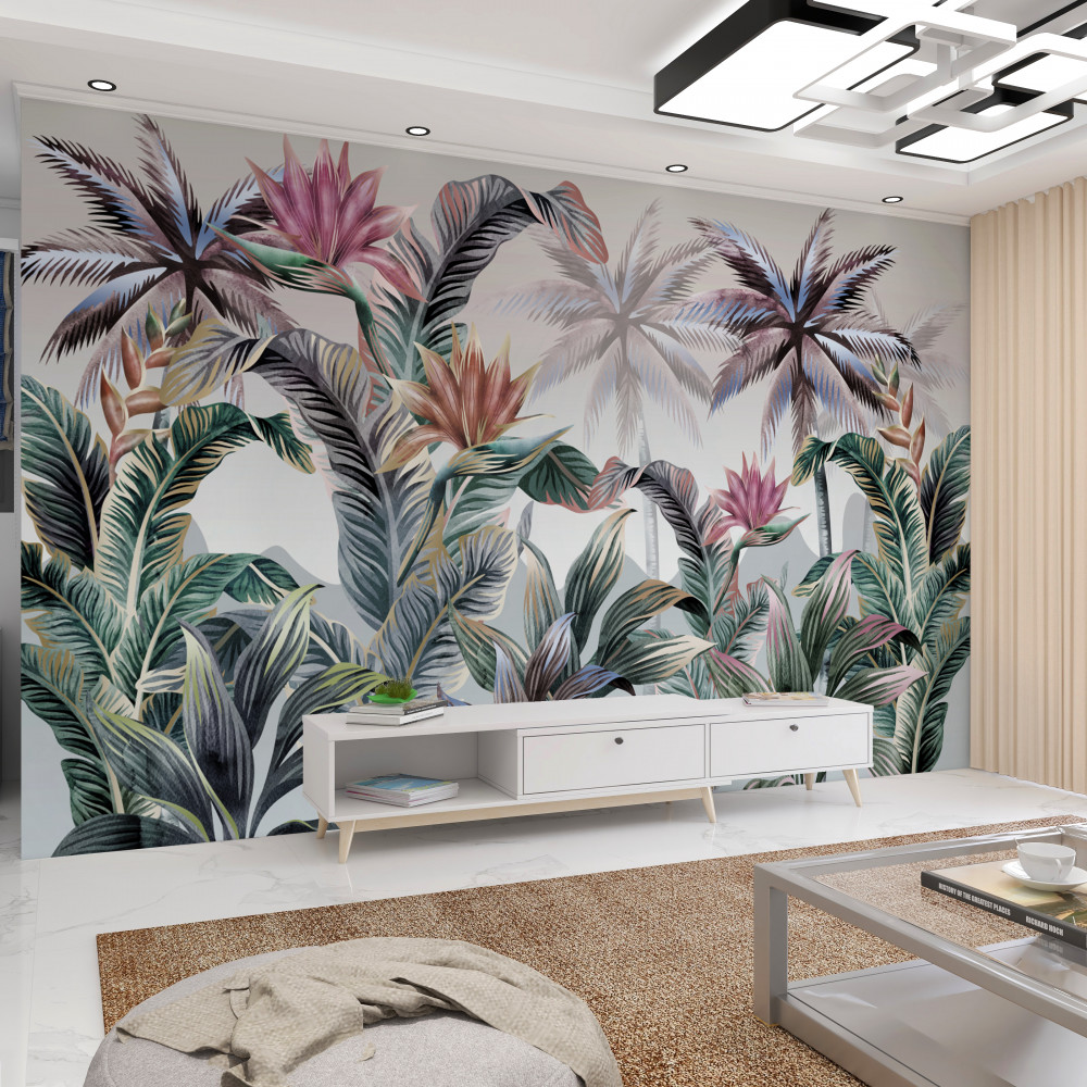 Fototapeta rośliny liściaste w dżungli