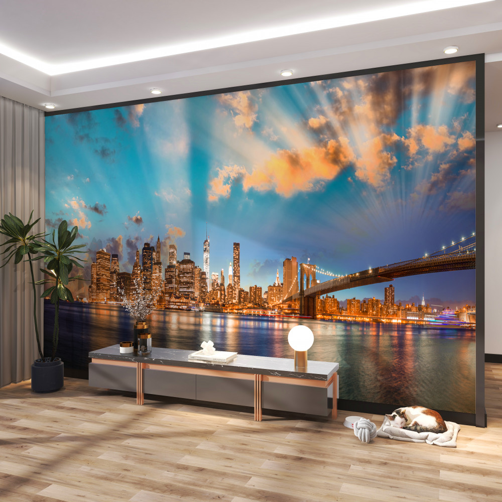 Fototapeta Most Brookliński i Manhattan w Nowym Jorku