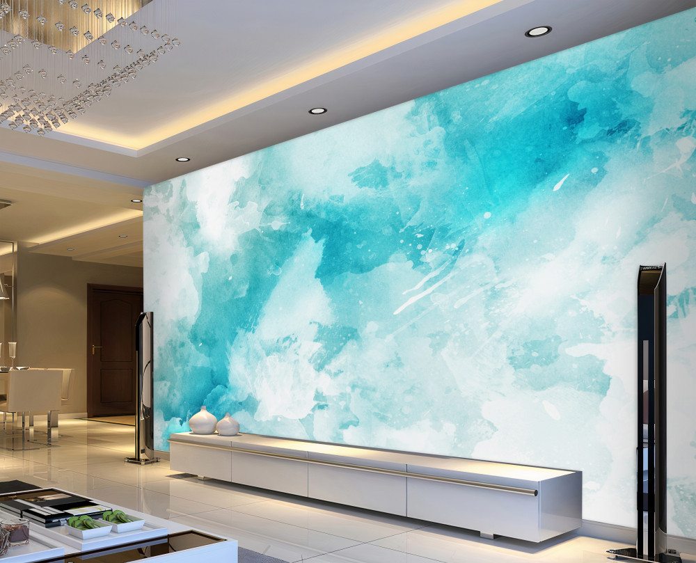 Fototapeta biały i niebieski marmur