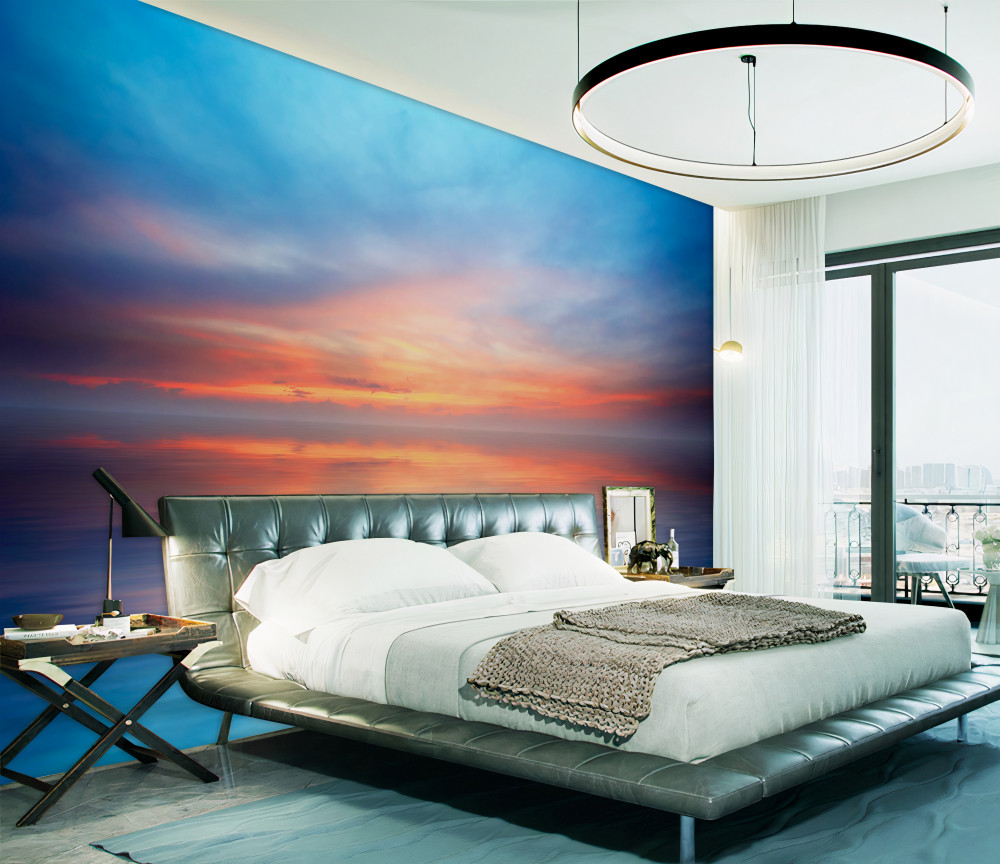 Fototapeta wielki spokój o zachodzie słońca