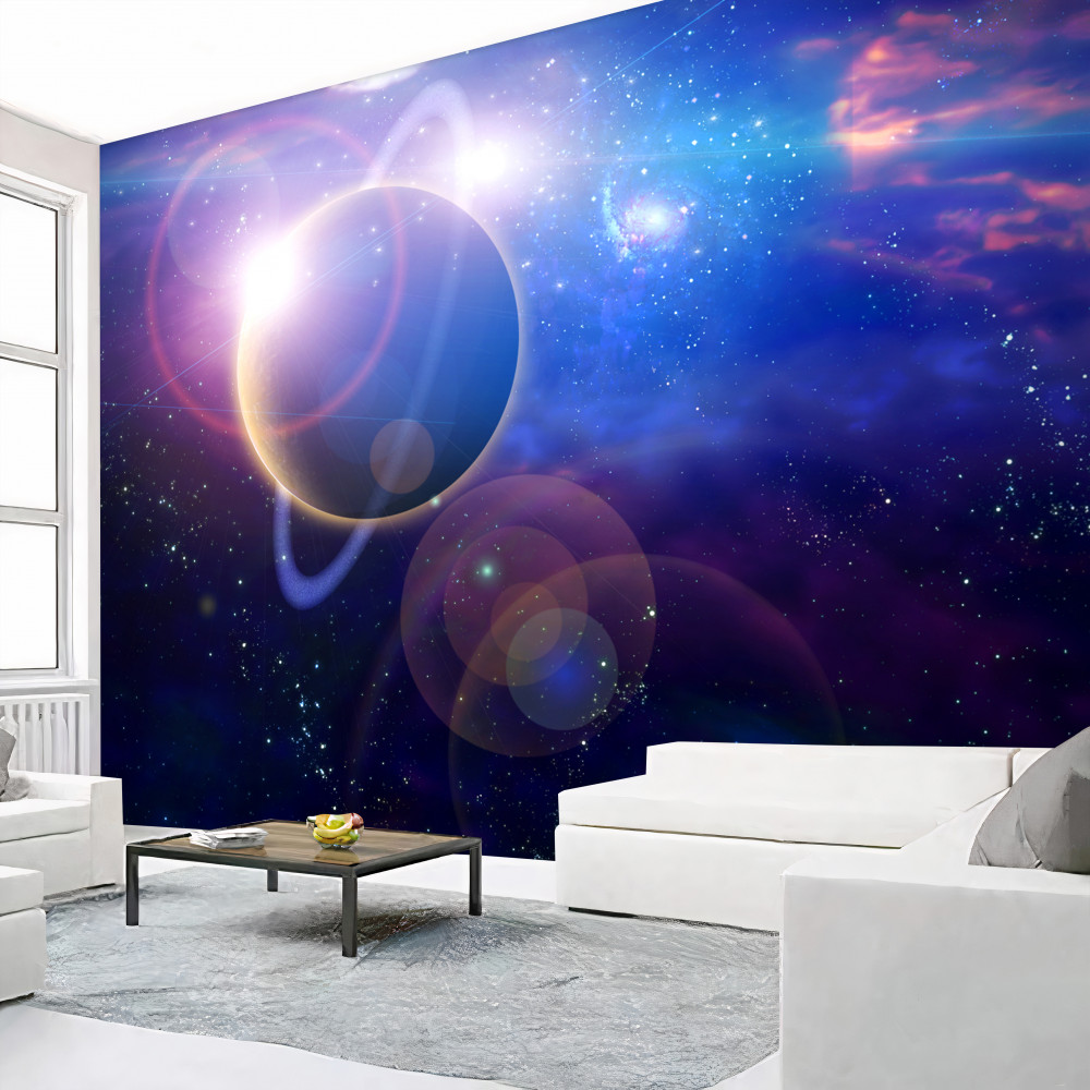 Fototapeta planety na rozgwieżdżonym niebie