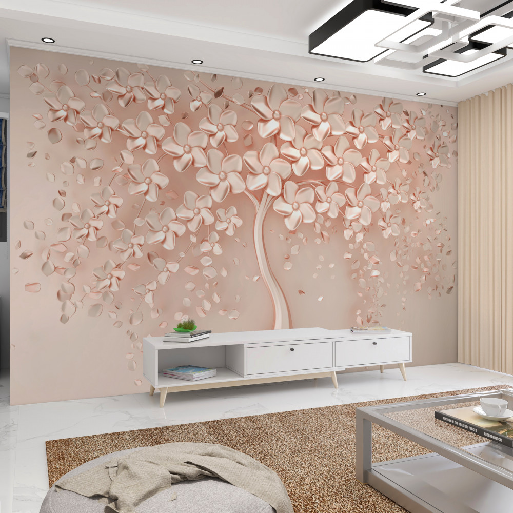 Fototapeta drzewo z kwitnącymi kwiatami