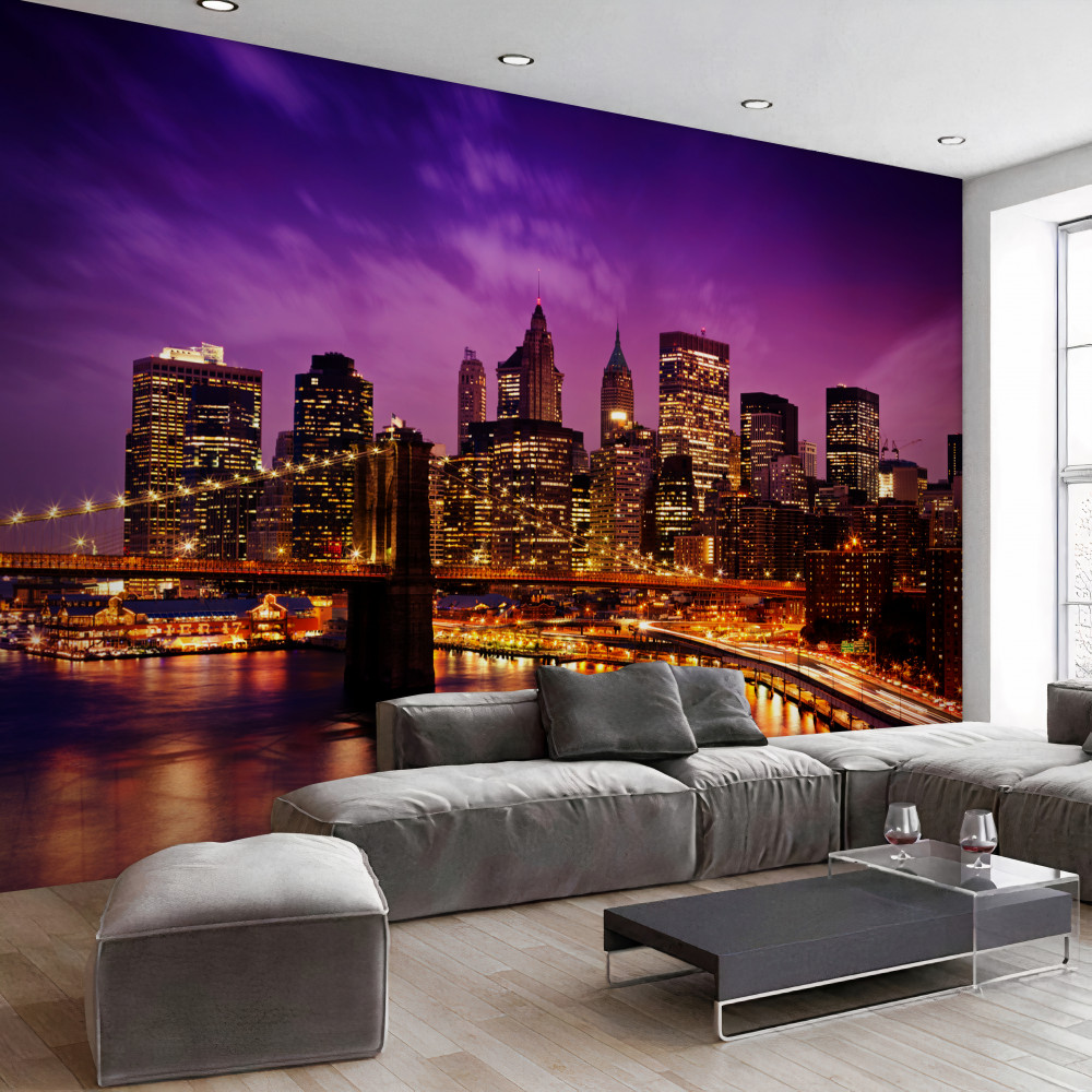 Fototapeta Most Brookliński nocą