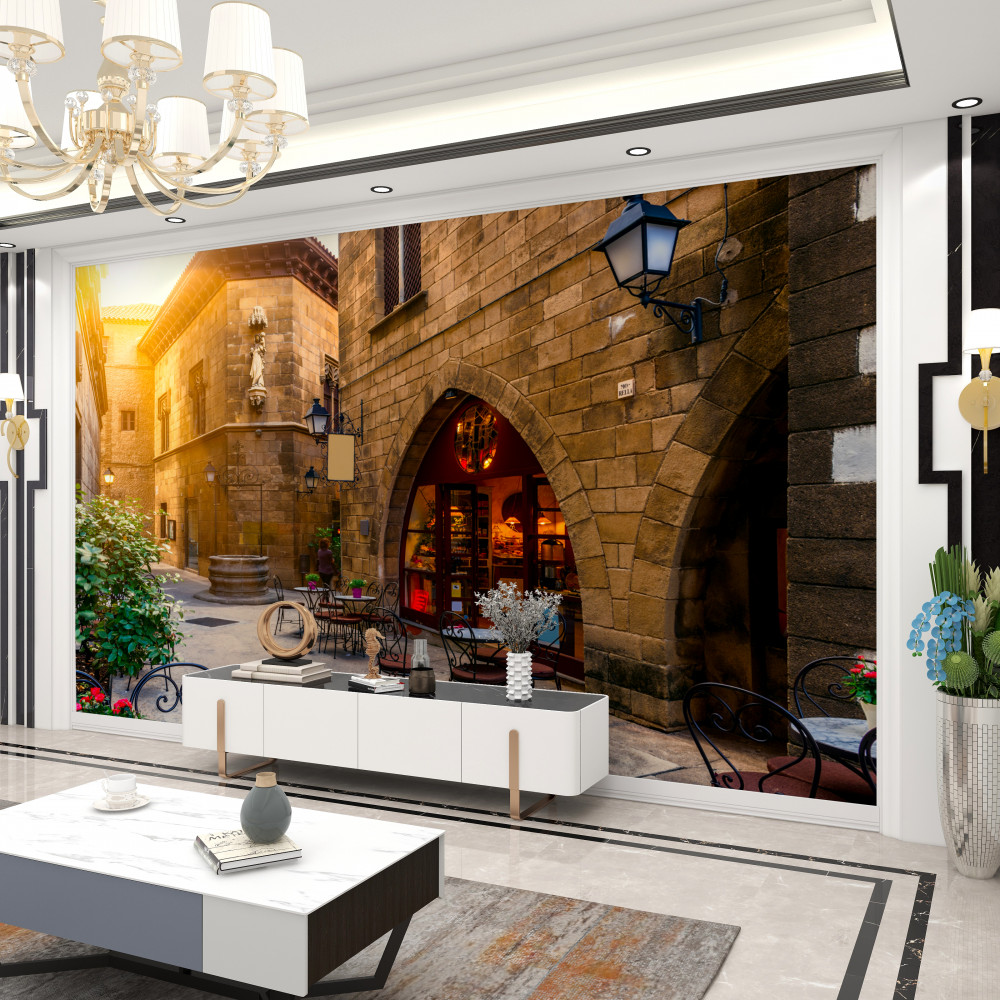 Fototapeta Dzielnica Gotycka, Barcelona