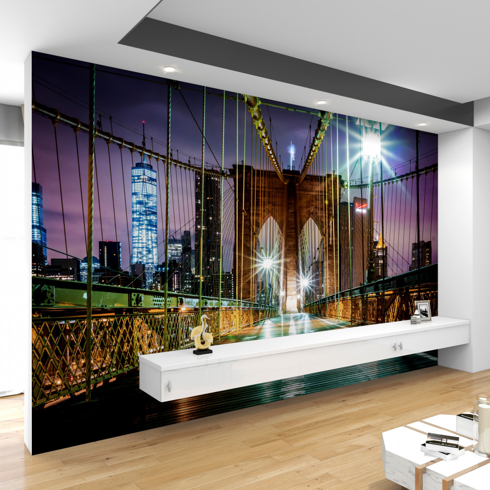 Fototapeta Most dla pieszych na Brooklynie